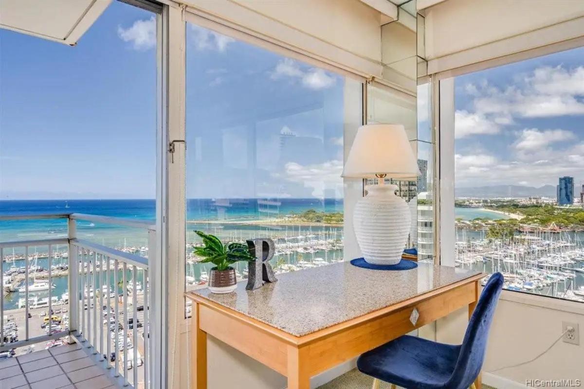 호놀룰루 Ilikai #1743 Panoramic Views On Waikiki Beach 아파트 호텔 외부 사진