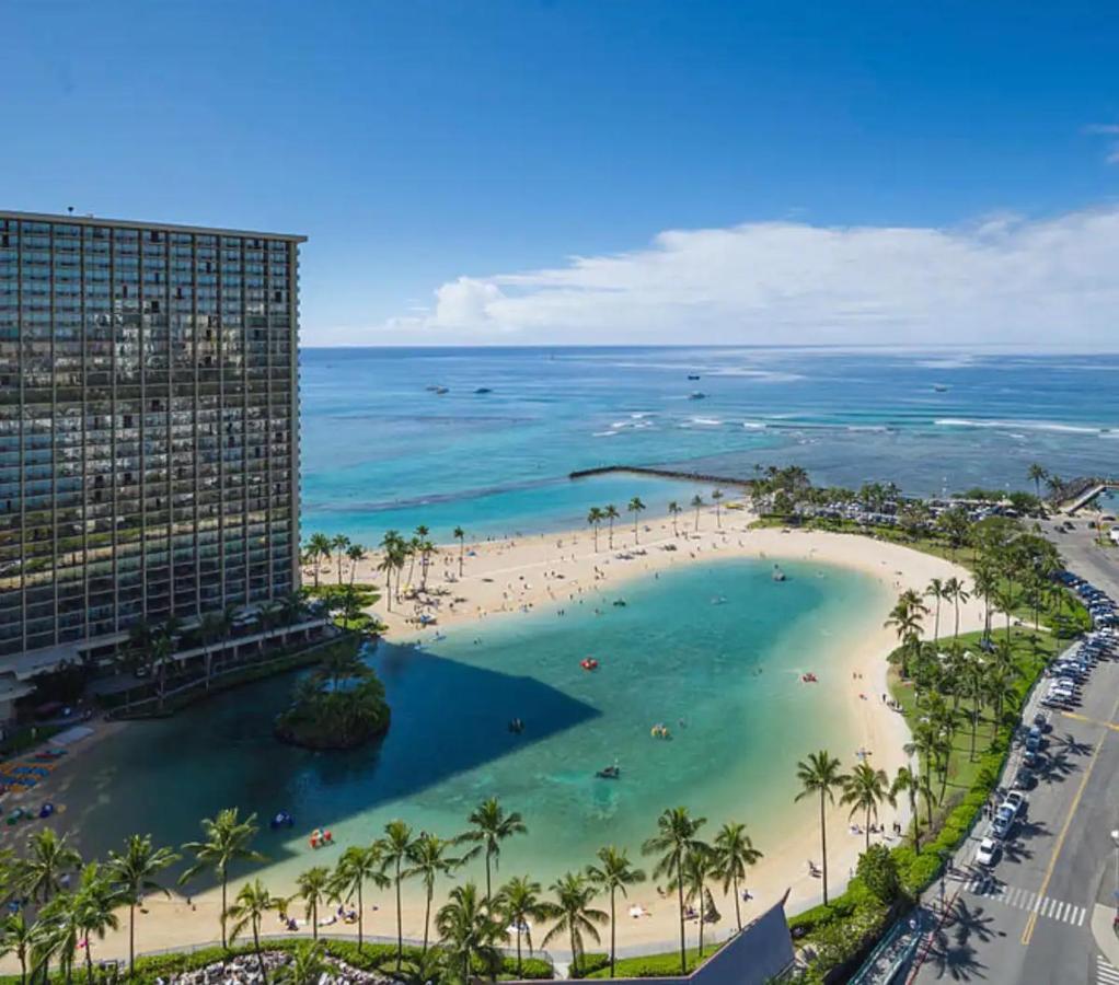호놀룰루 Ilikai #1743 Panoramic Views On Waikiki Beach 아파트 호텔 외부 사진